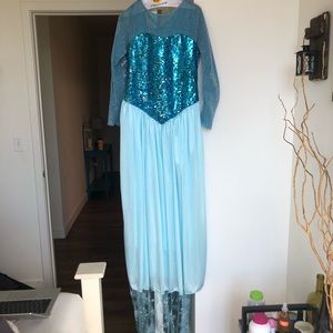 Women’s princes Elsa costume NWT